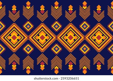 Seamless geometric ethnic pattern for background, textiles and fabric