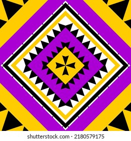 seamless geometric ethnic pattern design