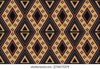 Seamless geometric ethnic pattern. Native American ethnic design, Southwestern decor design for background ,curtain, carpet, wallpaper, clothing, wrapping, Batik.