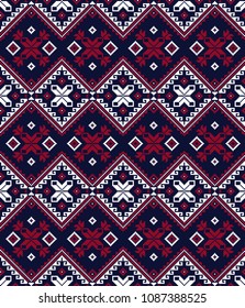 Seamless geometric ethnic pattern. Philippine style. 