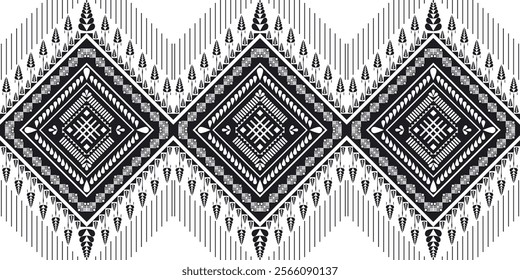 seamless geometric ethnic pattern traditional