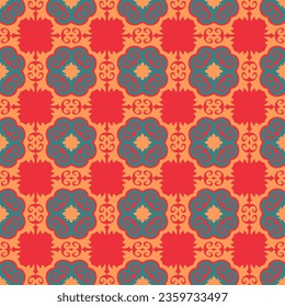 Seamless geometric ethnic patterns can be used for background, clothing, fabric, textile, packaging, knitwear. Ethnic design in nomad style.