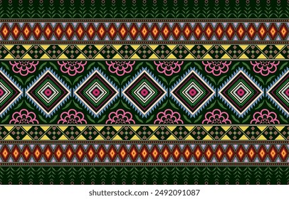 Seamless geometric ethnic spokes knitted pattern ,Seamless Decorative Boho Ancient Hand Drawn Ethnic Pattern