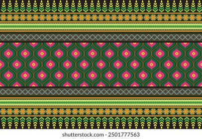 Seamless geometric ethnic spokes knitted pattern ,Seamless Decorative Boho Ancient Hand Drawn Ethnic Pattern