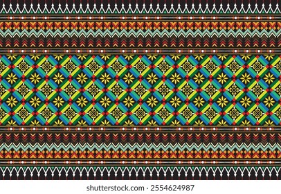 Seamless geometric ethnic spokes knitted pattern ,Seamless Decorative Boho Ancient Hand Drawn Ethnic Pattern