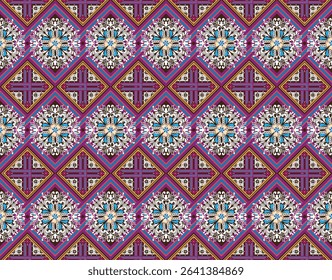 Seamless geometric ethnic spokes knitted pattern ,Seamless Decorative Boho Ancient Hand Drawn Ethnic Pattern