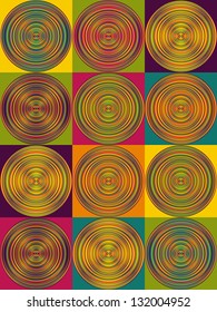 Seamless geometric Ethnic vector art pattern background