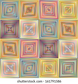 Seamless geometric Ethnic vector art pattern