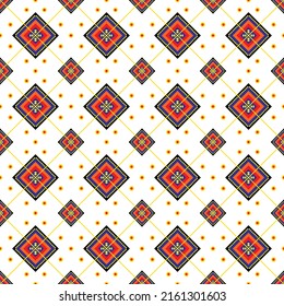 seamless geometric fabric pattern for clothes, furniture, print or background.