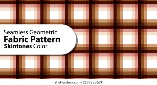 Muster für nahtlose geometrische Formen | Hautfarbe