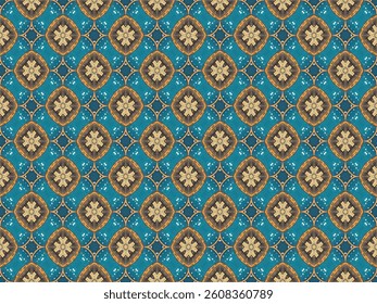 Seamless Geometric Fabric Symmetric Texture Luxury Fashion Design Decoration Perspective Textile Graphic Endless Digital Cloth Visual Interior Background Tile Shape Art Template Wallpaper Pattern.