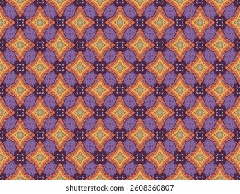 Seamless Geometric Fabric Symmetric Texture Luxury Fashion Design Decoration Perspective Textile Graphic Endless Digital Cloth Visual Interior Background Tile Shape Art Template Wallpaper Pattern.