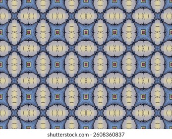 Seamless Geometric Fabric Symmetric Texture Luxury Fashion Design Decoration Perspective Textile Graphic Endless Digital Cloth Visual Interior Background Tile Shape Art Template Wallpaper Pattern.