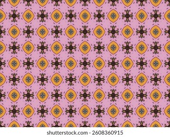 Seamless Geometric Fabric Symmetric Texture Luxury Fashion Design Decoration Perspective Textile Graphic Endless Digital Cloth Visual Interior Background Tile Shape Art Template Wallpaper Pattern.