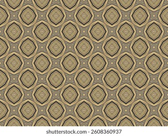 Seamless Geometric Fabric Symmetric Texture Luxury Fashion Design Decoration Perspective Textile Graphic Endless Digital Cloth Visual Interior Background Tile Shape Art Template Wallpaper Pattern.