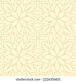 seamless geometric floral ornamental pattern