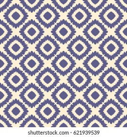 Seamless geometric floral pattern