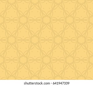 seamless geometric floral pattern. abstract vector illustration