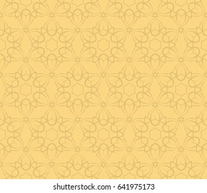 seamless geometric floral pattern. abstract vector illustration