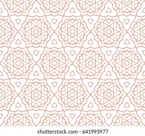 seamless geometric floral pattern. abstract vector illustration
