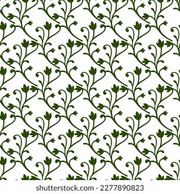 nahtlose geometrische Blumenmuster für Hintergründe, Stoffmotive, Geschenkpackungen, Umschläge, Wallpaper