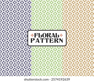 Seamless geometric floral pattern for decorations