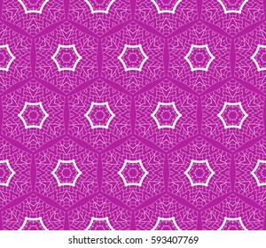 Seamless geometric floral pattern. Stylish graphic design. for design, wallpaper, invitation.