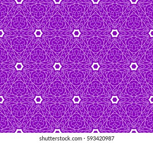 Seamless geometric floral pattern. Stylish graphic design. for design, wallpaper, invitation.