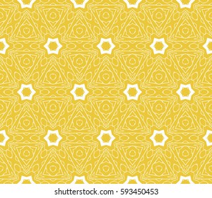 Seamless geometric floral pattern. Stylish graphic design. for design, wallpaper, invitation.