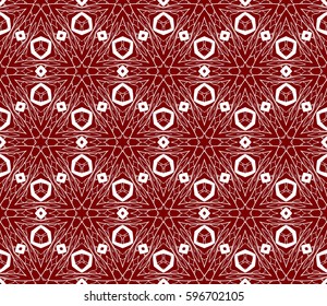 Seamless geometric floral pattern. Stylish graphic design. for design, wallpaper, invitation.