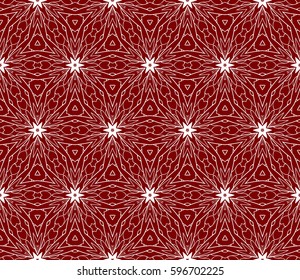 Seamless geometric floral pattern. Stylish graphic design. for design, wallpaper, invitation.
