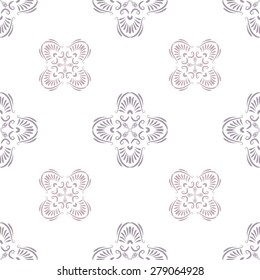 Seamless geometric floral pattern. Use the finishing press, invitations, brochures, presentations, for the background of the site.