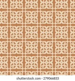 Seamless geometric floral pattern. Use the finishing press, invitations, brochures, presentations, for the background of the site.