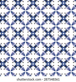 Seamless geometric floral pattern. Use the finishing press, invitations, brochures, presentations, for the background of the site.