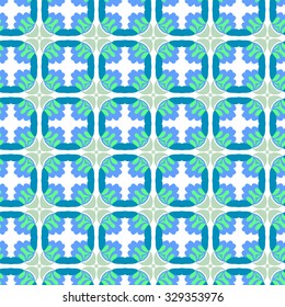 Seamless geometric floral pattern. Use the finishing press, invitations, brochures, presentations, for the background of the site.