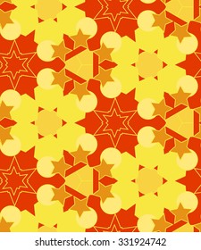 Seamless geometric floral pattern. Use the finishing press, invitations, brochures, presentations, for the background of the site.