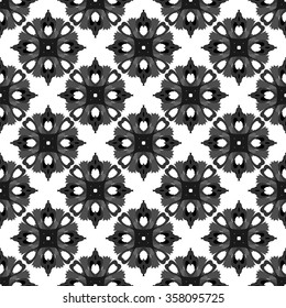 Seamless geometric floral pattern. Use the finishing press, invitations, brochures, presentations, for the background of the site.