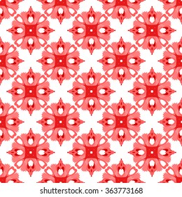 Seamless geometric floral pattern. Use the finishing press, invitations, brochures, presentations, for the background of the site.