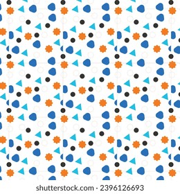 Seamless Geometric and Floral Patterns