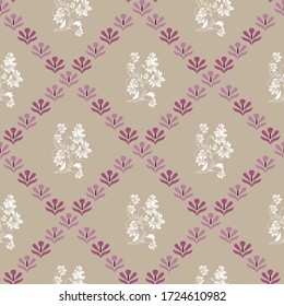 seamless geometric flower design pattern on background