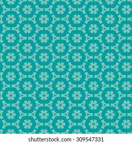 seamless geometric flower pattern. vector background.