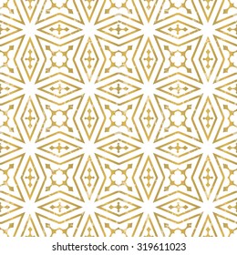 Seamless geometric girih pattern. Inspired by old ornaments