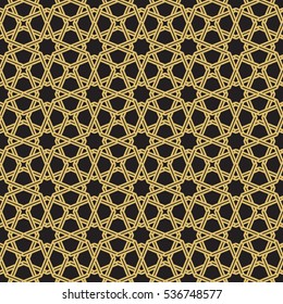 Seamless geometric girih pattern. Inspired by old ornaments