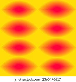 Seamless geometric gradient pattern with pink and yellow oval. EPS10. For wallpaper, wrapping paper, template, textile.  