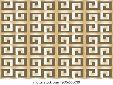 Seamless geometric greek pattern art