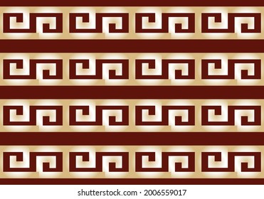 Seamless geometric greek pattern art