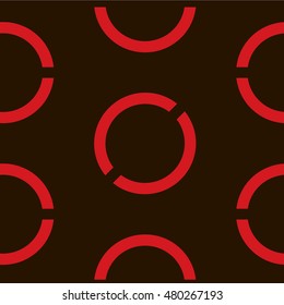 Seamless geometric green background. Vector illustration.