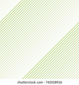Seamless geometric green pattern. Diagonal lines pattern. Repeat straight stripes texture background 