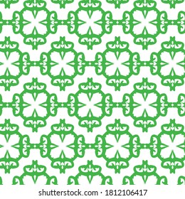 Seamless Geometric Green-Pattern Seamless Geometric Green