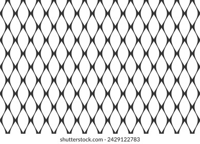 Seamless Geometric Grid Pattern. Lattice Texture. Vector Art.